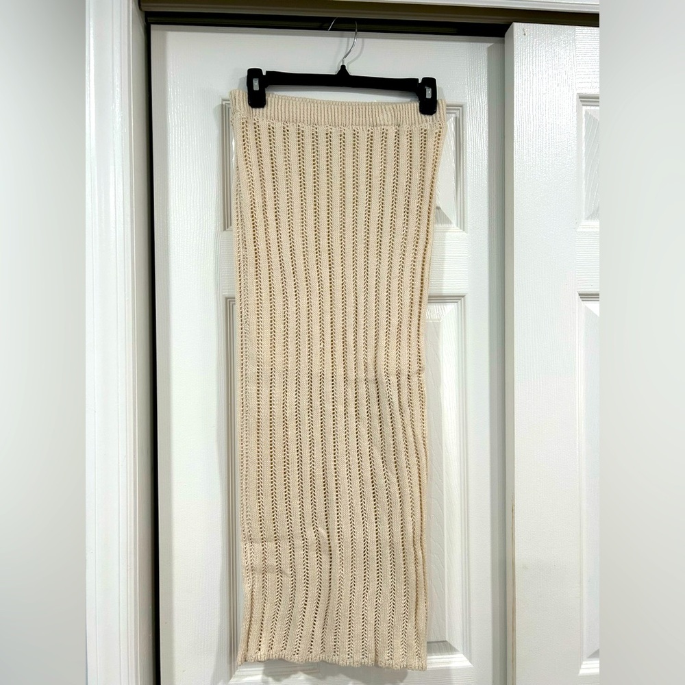 Gorgeous Cream Knit Skirt